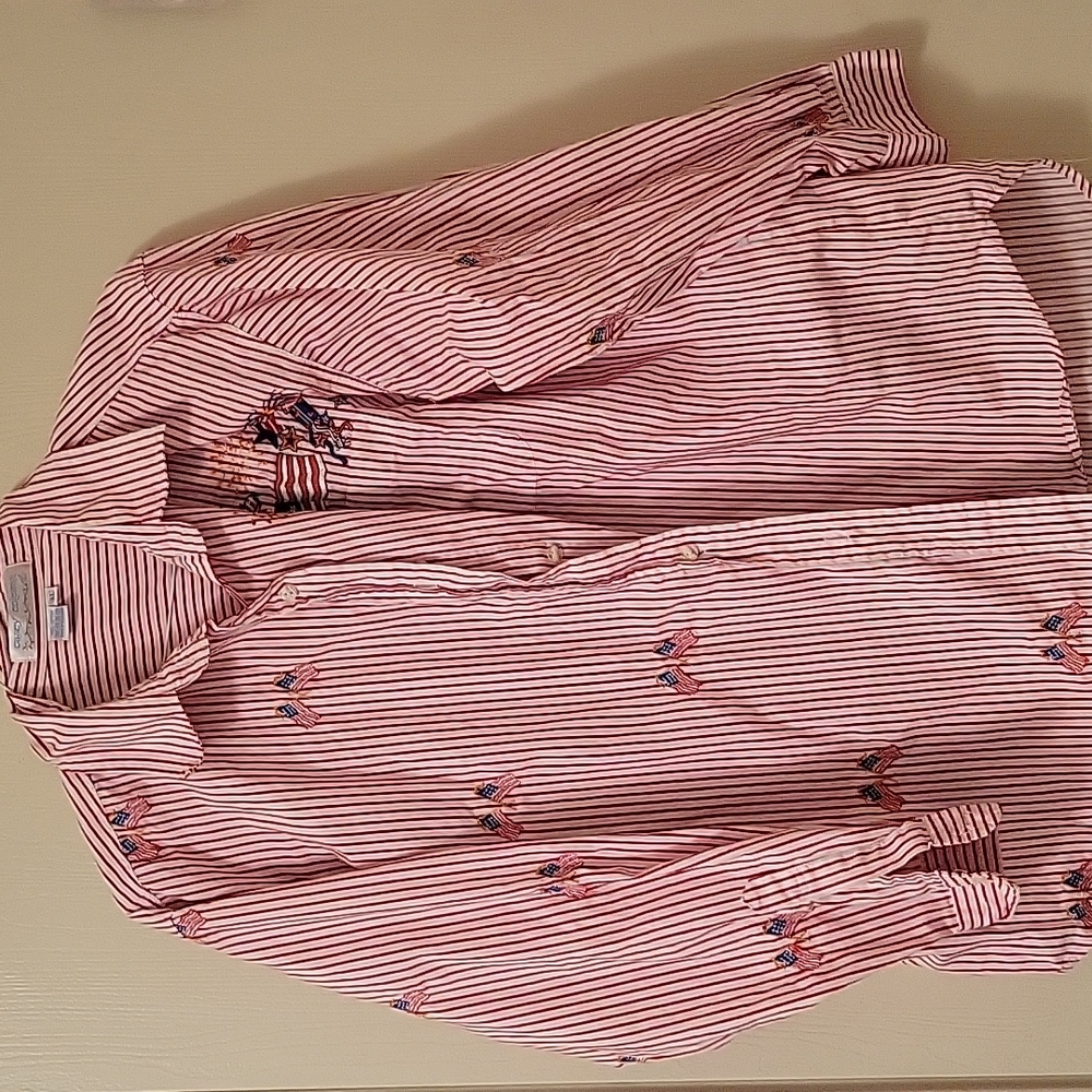 4th of July button down shirt
